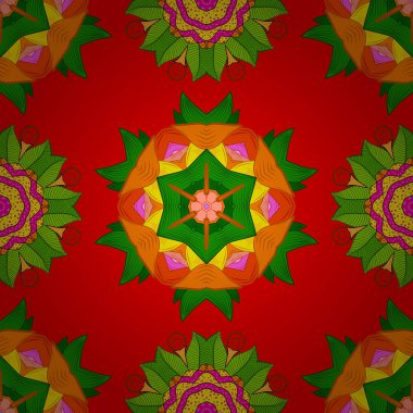 Çiçekler ile Seamless modeli. Süslü zentangle doku, sonsuz soyut çiçek desenle vektör. Dikişsiz desen-ebilmek var olmak kullanılmış için duvar kağıdı, web sayfası arka planı, yüzey dokuları.