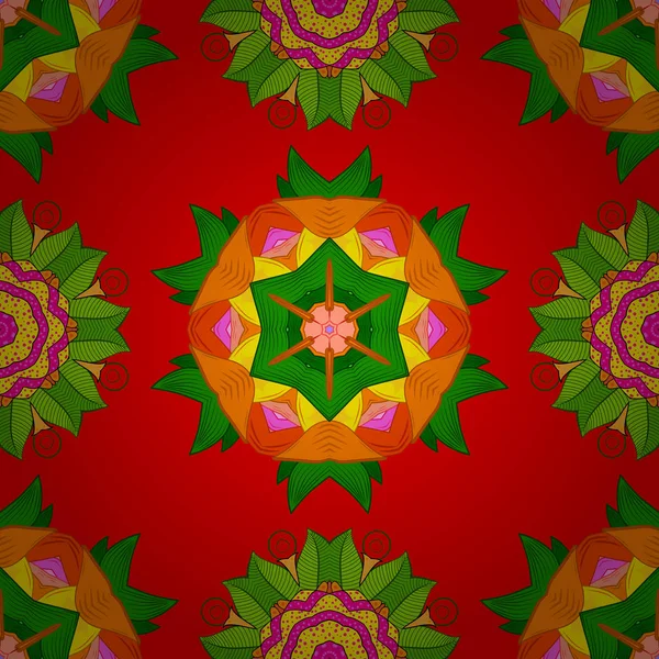 Çiçekler ile Seamless modeli. Süslü zentangle doku, sonsuz soyut çiçek desenle vektör. Dikişsiz desen-ebilmek var olmak kullanılmış için duvar kağıdı, web sayfası arka planı, yüzey dokuları.