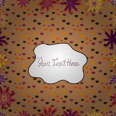 Moda kumaş deseni. Sevimli çiçek desenli küçük çiçek. Dikişsiz Tony kumaş desen. Vektör çizim.