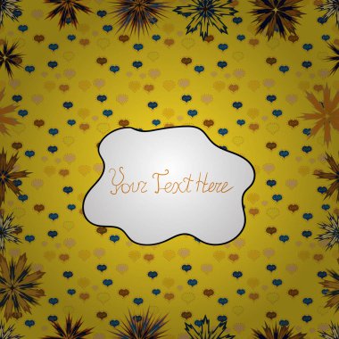 Soyut etnik vektör seamless modeli. Kabile sanat Yazdır antika arka plan. Arka plan doku, duvar kağıdı, sarı, beyaz ve mavi renklerde Tema.