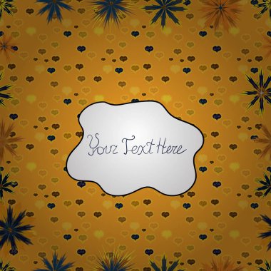 Vektör çizimi. Seamless modeli güzel kumaş deseni. Şirin arka plan. Sarı, beyaz ve turuncu renkleri üzerinde. Kutular, kupa baskı sarma duvar kağıdı üzerinde kullanılabilir, kıyafetler vb bebeğim. Karalamalar desen.