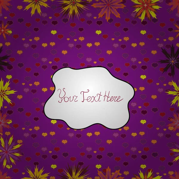 EPS10 Vektör illüstrasyonu. Bahar çiçekli, dikişsiz, sevimli çiçek deseni. Güzel kumaş deseni.