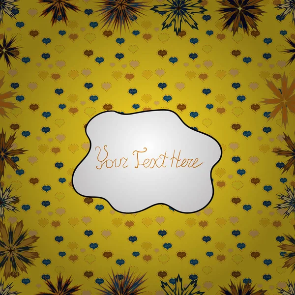 Soyut etnik vektör seamless modeli. Kabile sanat Yazdır antika arka plan. Arka plan doku, duvar kağıdı, sarı, beyaz ve mavi renklerde Tema.