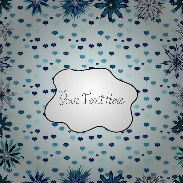 Dikişsiz desen arka güzel plan. Vektör çizim. Kağıt ambalaj için karalamalar desen. Tarafsız, mavi ve beyaz renkler.