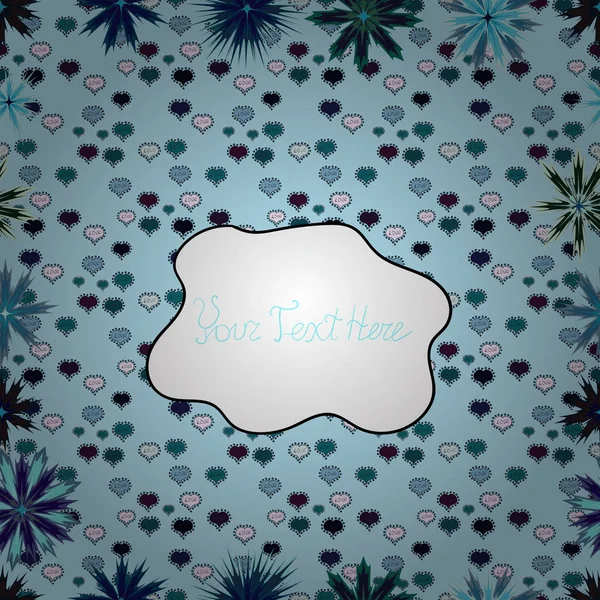 Tarafsız, mavi ve beyaz renkler. Kağıt ambalaj için karalamalar desen. Vektör çizim. Seamless modeli güzel arka plan.