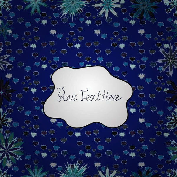 Dikişsiz desen arka plan. Suluboya, elle çizilmiş. Tasarım ve hediye paketleme kağıt, tebrik kartları, afiş ve posterler tasarım. Vektör çizim. Mavi, beyaz ve nötr renkler üzerinde karalamalar. -hisse senedi.