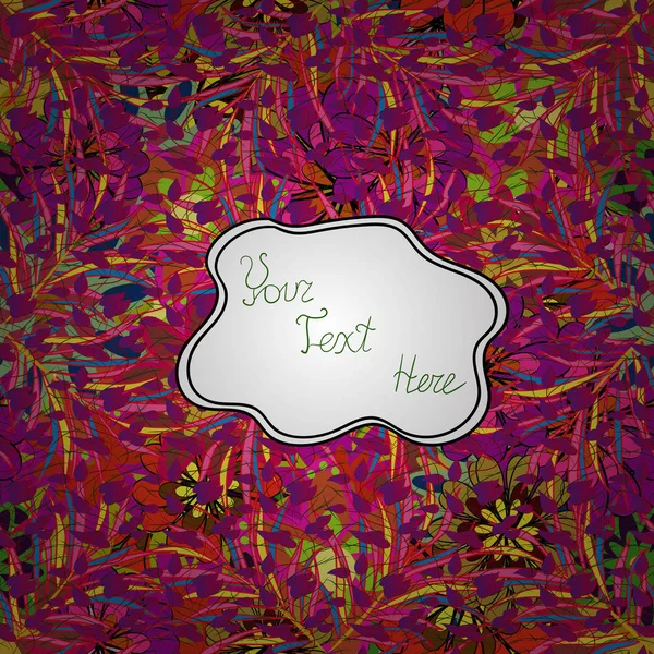 Manifold mor, kırmızı ve beyaz renkler üzerinde bırakır. Vektör çizim. Seamless.Leaves.