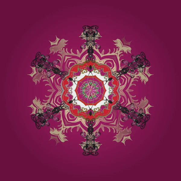 Sorunsuz kar taneleri tasarlamak. Vektör sorunsuz arka plan. Tekstil yatak çarşafları, ceket, ambalaj tasarımı, kumaş ve moda kavramları için yazdırma. Kar taneleri suluboya etkisi ile seamless modeli.