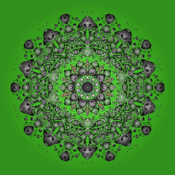 Vektör kar taneleri arka plan. Kar tanesi renkli desen. Vektör çizim. Snowflakes desen. Renk arka plan üzerinde izole soyut kar taneleri ile düz tasarım.