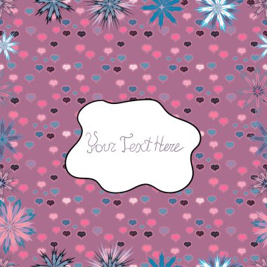 Sorunsuz arka plan. Miles Fleur, kafe süsleme. Vektör çizim. Kumaş, tekstil, duvar kağıdı üzerinde baskı için. Vintage retro tarzı. Tomurcukları papatya çiçeği ile sevimli çiçek desenli.