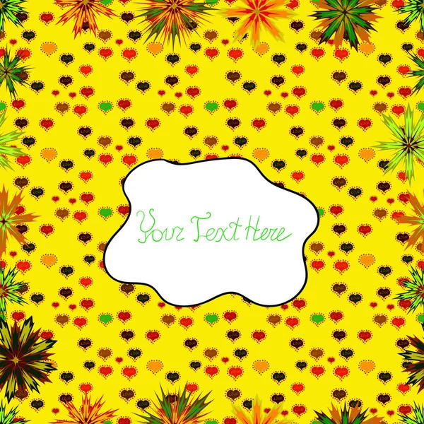 Çiçek desen vektör, sarı, beyaz ve turuncu çizgi grafik desen soyut vektör arka plan. Modern şık doku.