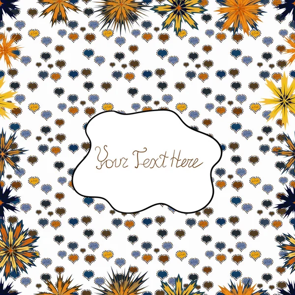 Vektör soyut desen sayfa antistress için. Vektör çizim. Kartları, davetiyeler, tarihi kartları ve daha birçok kaydetmek için kullanılabilir. Beyaz, mavi ve kahverengi renkleri.