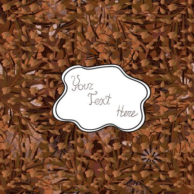 Su renk tropikal çiçek boyama. Kağıt üzerinde kahverengi, beyaz ve siyah arka plan. Suluboya egzotik bırakır ve arka plan çiçekler. Vektör sanat. Canlı doğal Gösterim amacıyla modern tasarım el boyalı