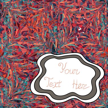 Pembe, beyaz ve mavi renkleri çeşitlendirilmiş yapraklarda. Vektör çizim. Seamless.Summer arka plan renkli yaprakları ile.