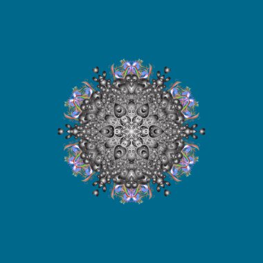 Kar Taneleri Vektör illüstrasyonu. Dekorasyon kış kar ikonları. Vector noel soyut renkli arkaplan ve düşen kar tanesi.