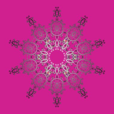 Sembol dondurulmuş, kış, Noel, yeni yıl tatili. Vektör. Kar tanesi mozaik simgesi. Düz tasarım. Grafik öğesi dekorasyon. İzole kırmızı, gri ve tarafsız siluet snow flake işareti.