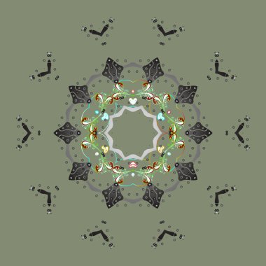 Vektör çizim. Vektör Noel renkli arka plan ile sevimli kar tanesi. Kış arka plan. Kar taneleri ile Noel arka plan.