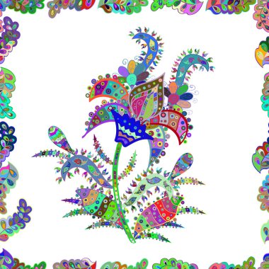 Küçük ölçekli çiçek basit şirin desende. Üretim, duvar kağıdı, baskı, hediye paketi ve scrapbooking Tekstil veya kitap için çiçek sorunsuz arka plan kapsar. Vektör çizim.