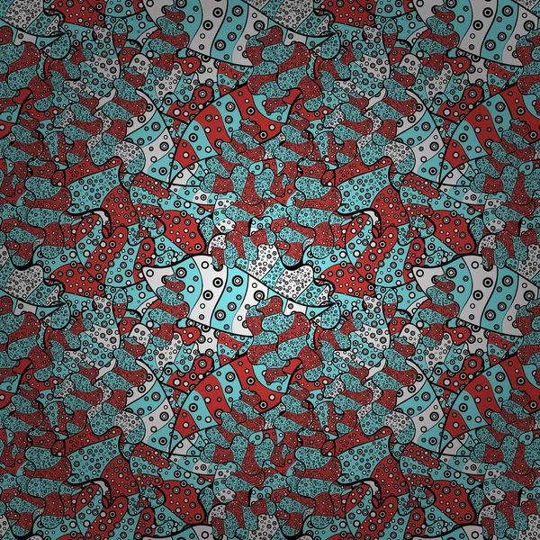 Mavi, siyah ve pembe renkler üzerinde karalamalar. Güzel desen kağıt vektör kaydırma. Dikişsiz desen kroki şirin arka plan.