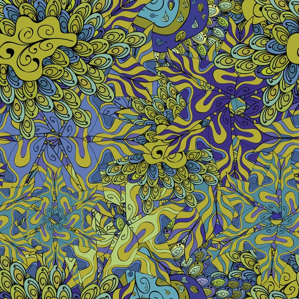 재고입니다 패브릭 패턴입니다 한다면 귀여운 패턴입니다 색상에 그것은 벽지에 머그잔 — 스톡 벡터