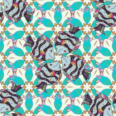 Suluboya stil tarafsız, mavi, bej, mor ve sarı renklerde çiçekler. Tarafsız, mavi, bej, mor ve sarı renkler çiçeklerle sorunsuz çiçek desenli.