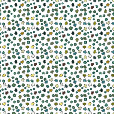 Sevgililer günü kartı sevgi kalpleri beyaz, mavi ve yeşil renkler. Sorunsuz kalp aşk. Grafik kalpler seviyorum. Elle çizilmiş kalpler seviyor. Tasarlanmış kroki kalp seviyor. Vektör çizim. Karalamalar. Grunge.