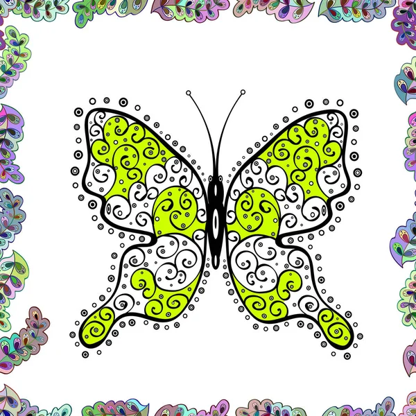 Abstract Seamless Pattern Clothes Boys Girls Wallpaper Vector Vector Butterfly — Stock Vector