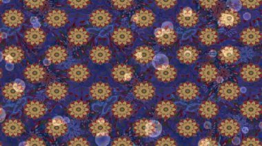 Döngü hareket görüntüleri kompozisyon çiçekli.