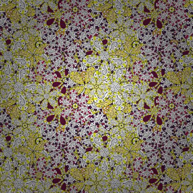 Ultrafashionable kumaş deseni. Seamless modeli. Resimde illüstrasyon. Organik motifi arka plan.