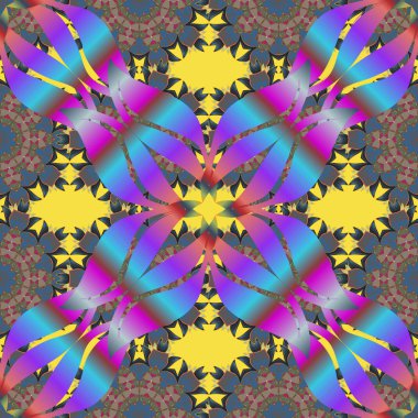 Seamless modeli için duvar kağıdı, web sayfası arka planı, yüzey dokuları kullanılabilir. Çiçekler ile Seamless modeli. Vektör süslü zentangle doku, sonsuz soyut çiçek desenle.