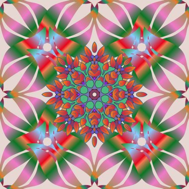 Tekstil, kumaş, kapakları, duvar kağıdı, baskı, şal, scrapbooking, kapitone için çiçek tatlı sorunsuz background. Oldukça vintage feedsack desende küçük tarafsız, yeşil, pembe, turuncu ve mavi çiçekler.