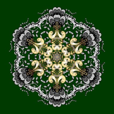 Kış sembolü. Mavi, siyah ve gri renkler izole suluboya kar taneleri. Mavi, siyah ve gri izole kar taneleri ile vektör çizim. Güzel dekorasyon.