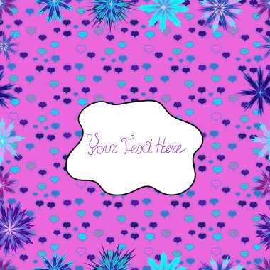 Soyut etnik vektör seamless modeli. Kabile sanat boho baskı, vintage çiçek arka plan. Arka plan doku, duvar kağıdı, mor, beyaz ve mavi renklerde floral Tema.