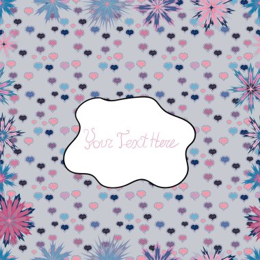 Şirin çiçekler, paisley, gri, beyaz ve mavi renkleri ile renkli seamless modeli. Sulu boya Dikişsiz desen Tekstil için. El çekilmiş çiçek seamless modeli (döşeme).