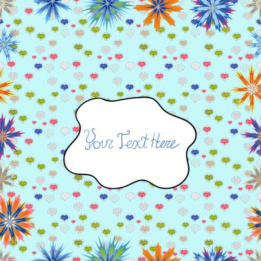 Soyut zarafet, çiçekli arkaplan deseni. Vektör Güzel kumaş deseni.