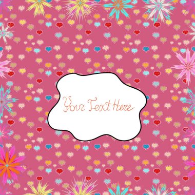 Vektör şirin küçük çiçek desende. Küçük renkli çiçekler. Şık moda için şablon yazdırır. Rengarenk illüstrasyon. Çiçekli bahar çiçek arka plan.