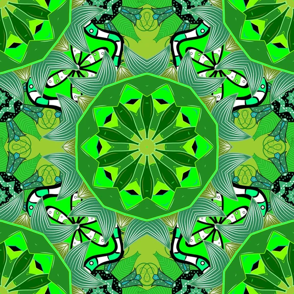 Hint çiçek Paisley patten kenarlık. Kartvizit arka plan boyama kitabı, zemin, tekstil, tebrik için kullanılabilir. Etnik Mandala havlu. Sorunsuz süsleme yazdırma. Kına stil vektör.