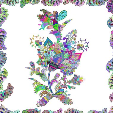 Parlak arka planda çiçek kompozisyonu olan kusursuz suluboya desenleri, ambalajlar, duvar kağıtları, kartpostallar, tebrik kartları, düğün davetiyeleri, romantik etkinlikler vs..