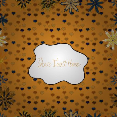 Sorunsuz dekoratif arka plan. Kartları, davetiyeler, tarihi kartları ve daha birçok kaydetmek için kullanılabilir. Karalamalar. Turuncu, beyaz ve kahverengi renkleri. Vektör çizim.