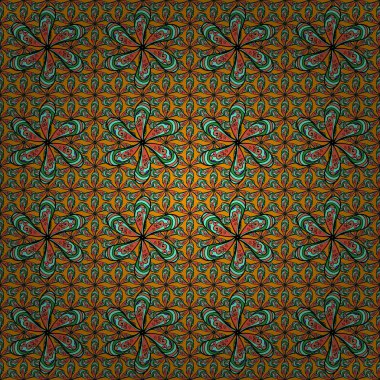 Vintage Çiçekli desen. Yumuşak döşeme. Yumuşak pamuklu tasarım. Vektör frourish doku. Kaydırma, tekstil, duvar kağıdı için sorunsuz çiçek arka plan.