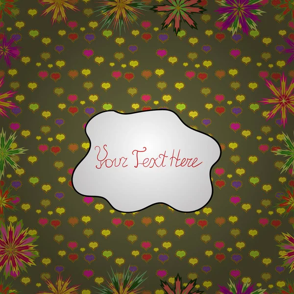 Plantilla Elegante Para Estampados Moda Increíble Patrón Floral Sin Costuras — Vector de stock