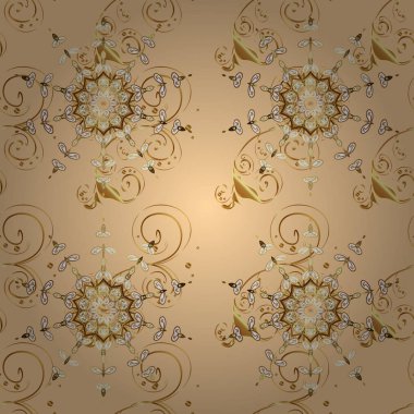 Etnik Mandala havlu. Sınır Hint desenli patten. Sorunsuz süsleme yazdırma. Kına stil vektör. Kartvizit arka plan boyama kitabı, zemin, tekstil, tebrik için kullanılabilir.