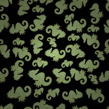 Karalamalar. Kartları, davetiyeler, tarihi kartları ve daha birçok kaydetmek için kullanılabilir. Siyah, tarafsız ve yeşil renkler. Sorunsuz dekoratif arka plan. Vektör çizim.