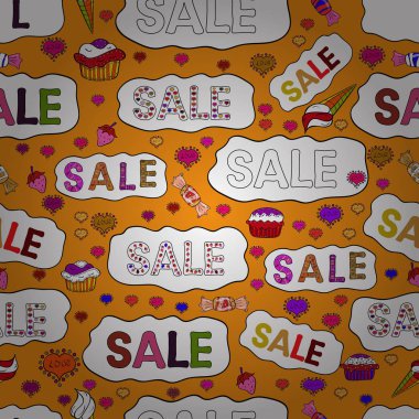 Çerçeveler. Resimde beyaz, turuncu ve siyah renklerde. Canlı mermer doku vektör çizim. Trendy tarzı tasarım pazarlama afiş. Sezon Satılık sonu. Seamless modeli. Vektör.