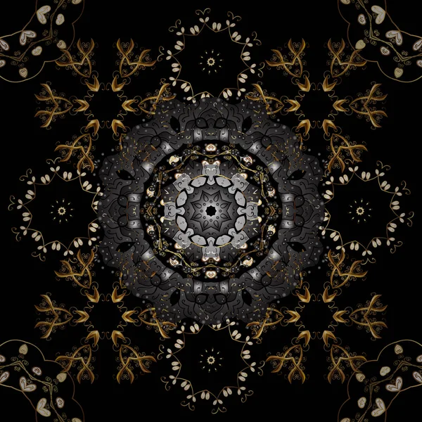 Décoration Décorative Vecteur Vintage Baroque Floral Motif Sans Couture Motif — Image vectorielle