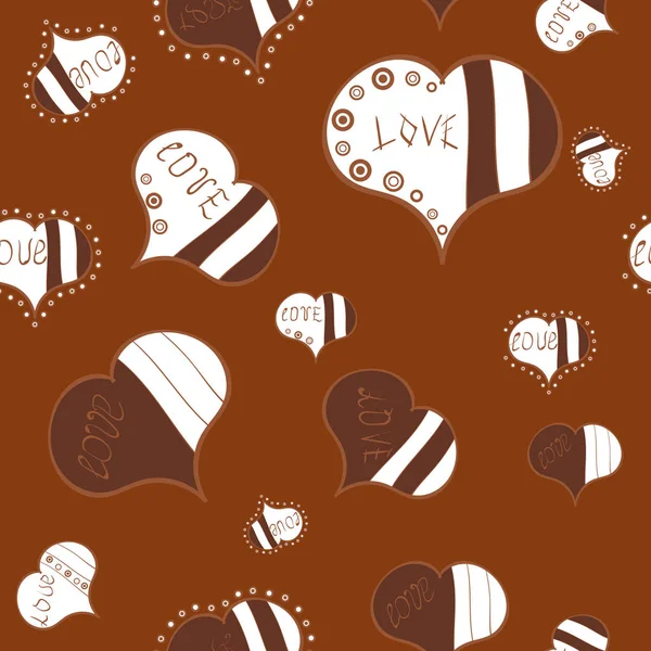 Tarjeta Amor Amor Diseños Inusuales Ilustración Vectorial Nuestro Amor Feliz — Vector de stock