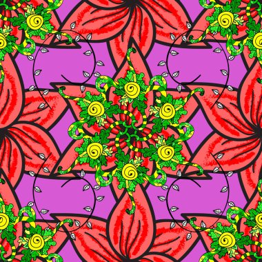 Güzel suluboya çiçek buketi pürüzsüz desen.