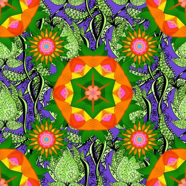 Çiçek arka plan. Doğum günü kartı veya düğün davetiyesi. Yeşil, turuncu ve siyah renkler. Çiçekli tebrik kartı. Vektör çizim. Suluboya çiçek buketi.