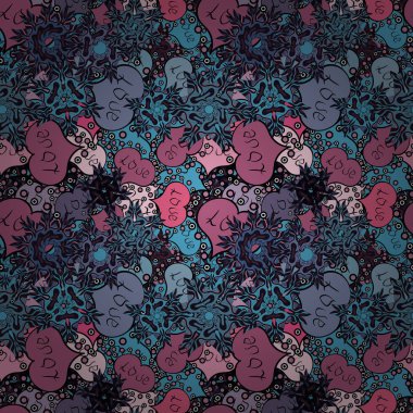 Mavi, gri ve siyah kalp şekilleri vektör nesnelerine zemin üzerine mavi, gri ve siyah elemanları ile izole smear dokulu.