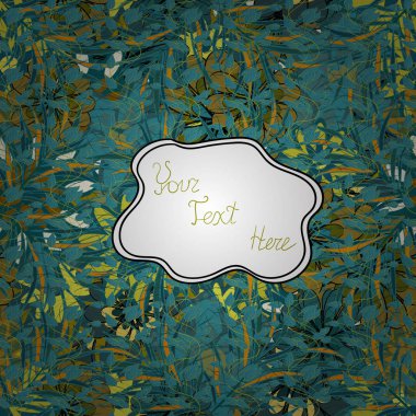 Mavi, yeşil ve beyaz renkleri çeşitli yapraklarda. Vektör. Turkuaz ve mavi, yeşil ve beyaz tropikal yaprak. Moda, iç mekan, sarma, uygun paketleme. Şaşırtıcı avuç içi ile kesintisiz grafik tasarım.